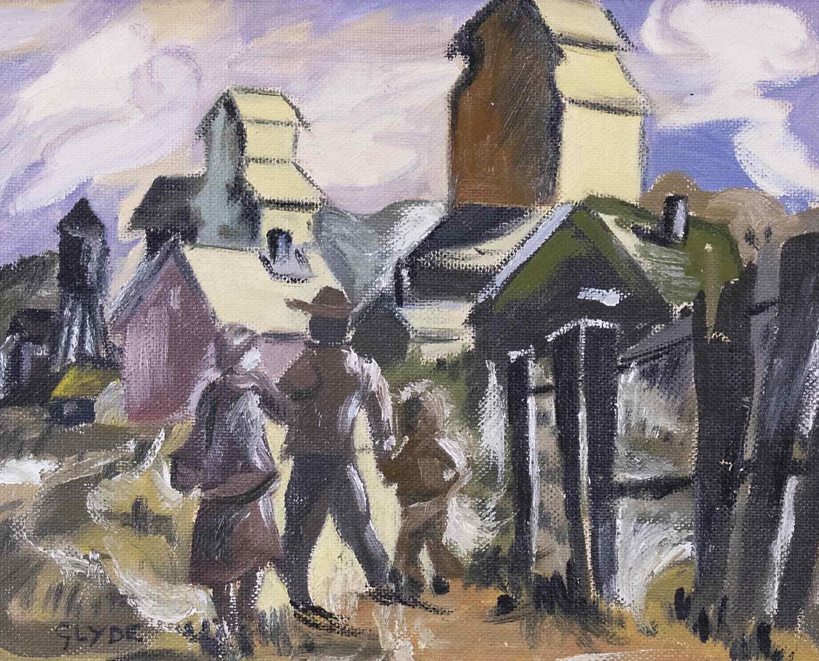 Henry George Glyde (1906-1998) - Rosebud Alberta; 1945