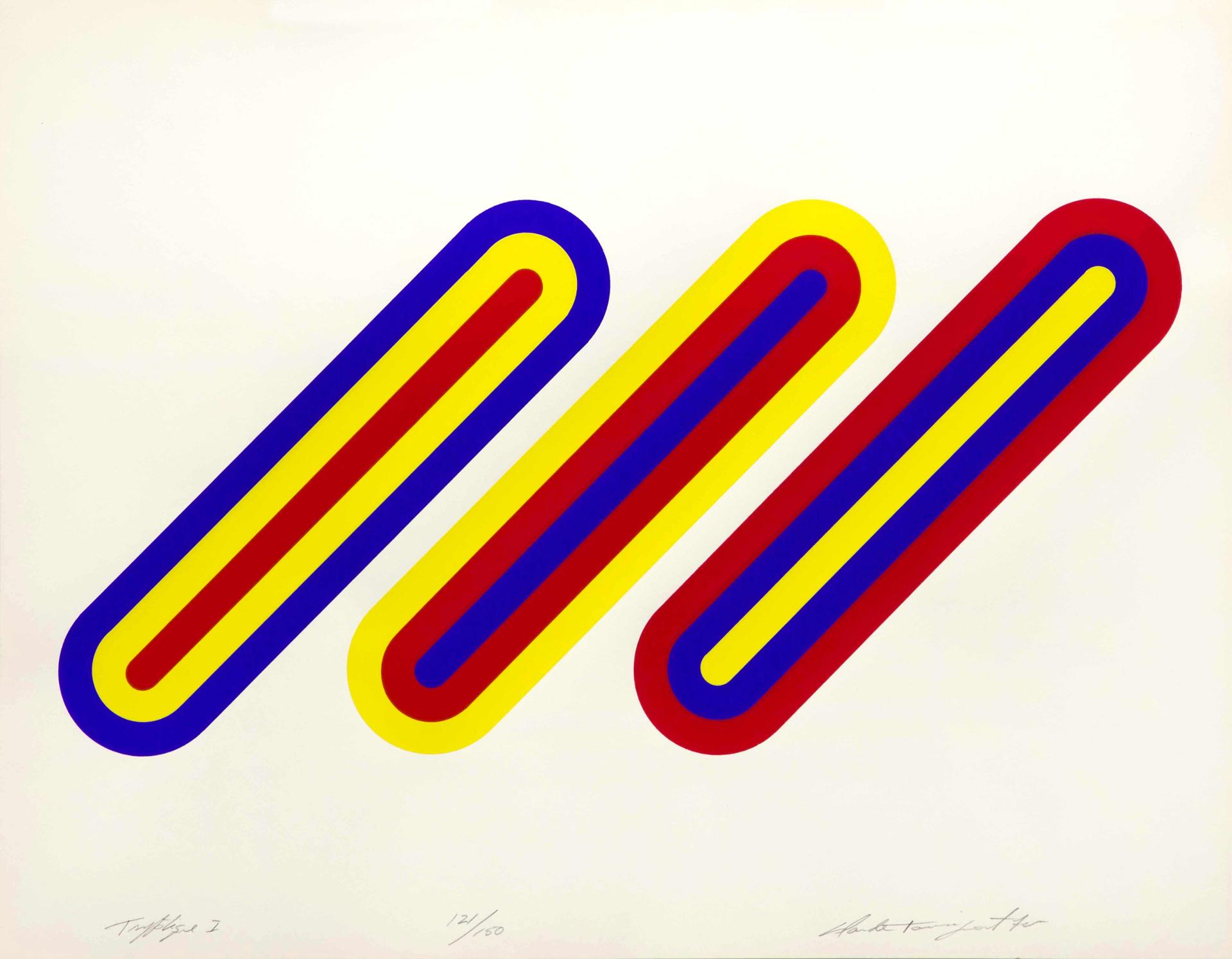Claude Tousignant (1932) - Triptyque I, 1970