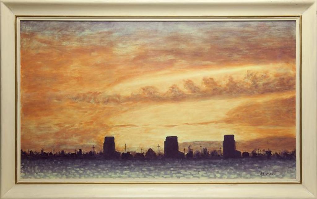 Wesley Clare Dennis (1899-1981) - Sunset Silhouette