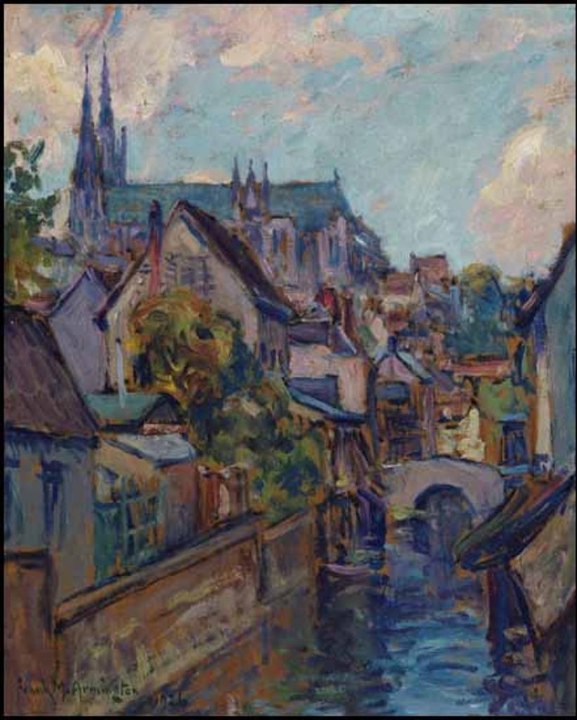Franklin Milton Armington (1876-1941) - Vue de Chartres