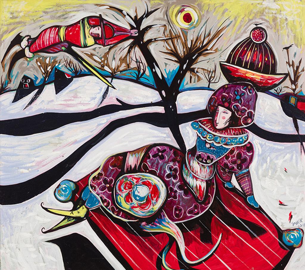 Toller Cranston (1949-2015) - The Husband Who Flew Away One Winter Day