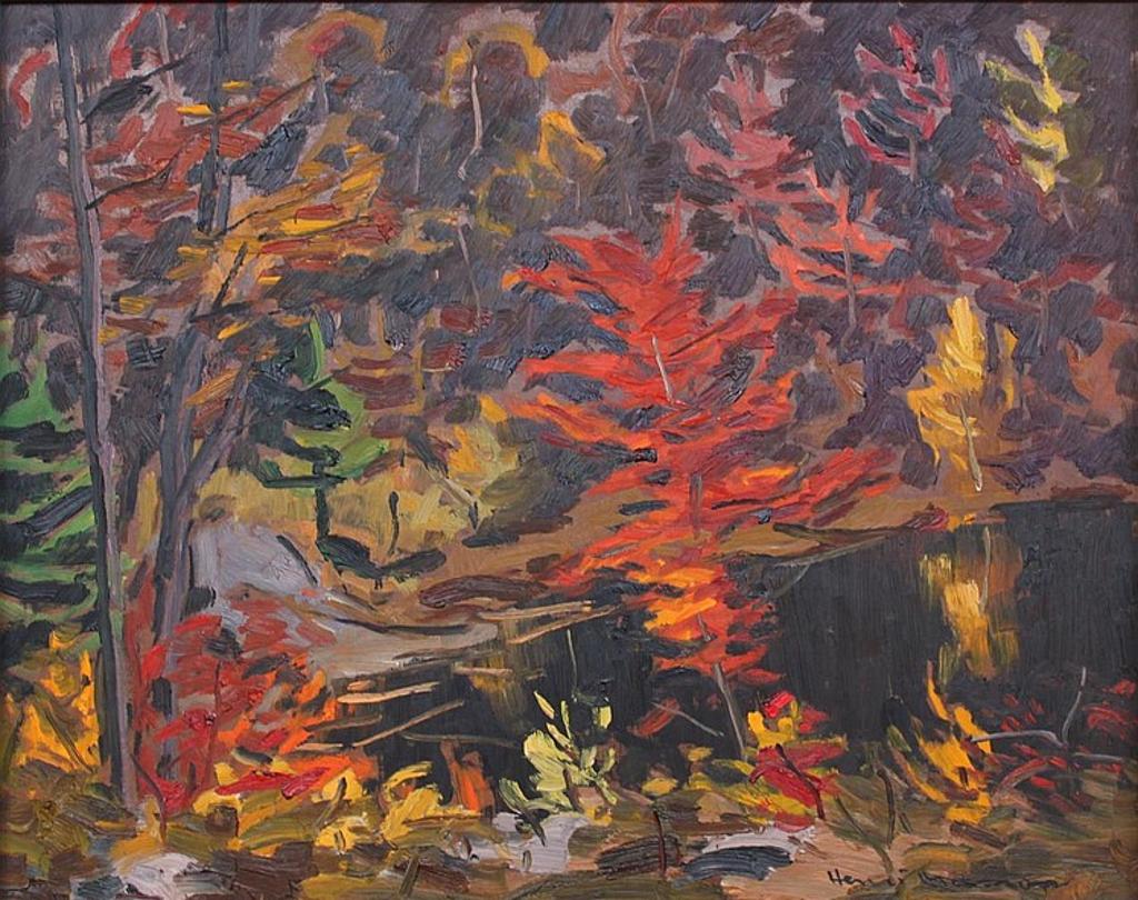 Henri Leopold Masson (1907-1996) - oil on masonite