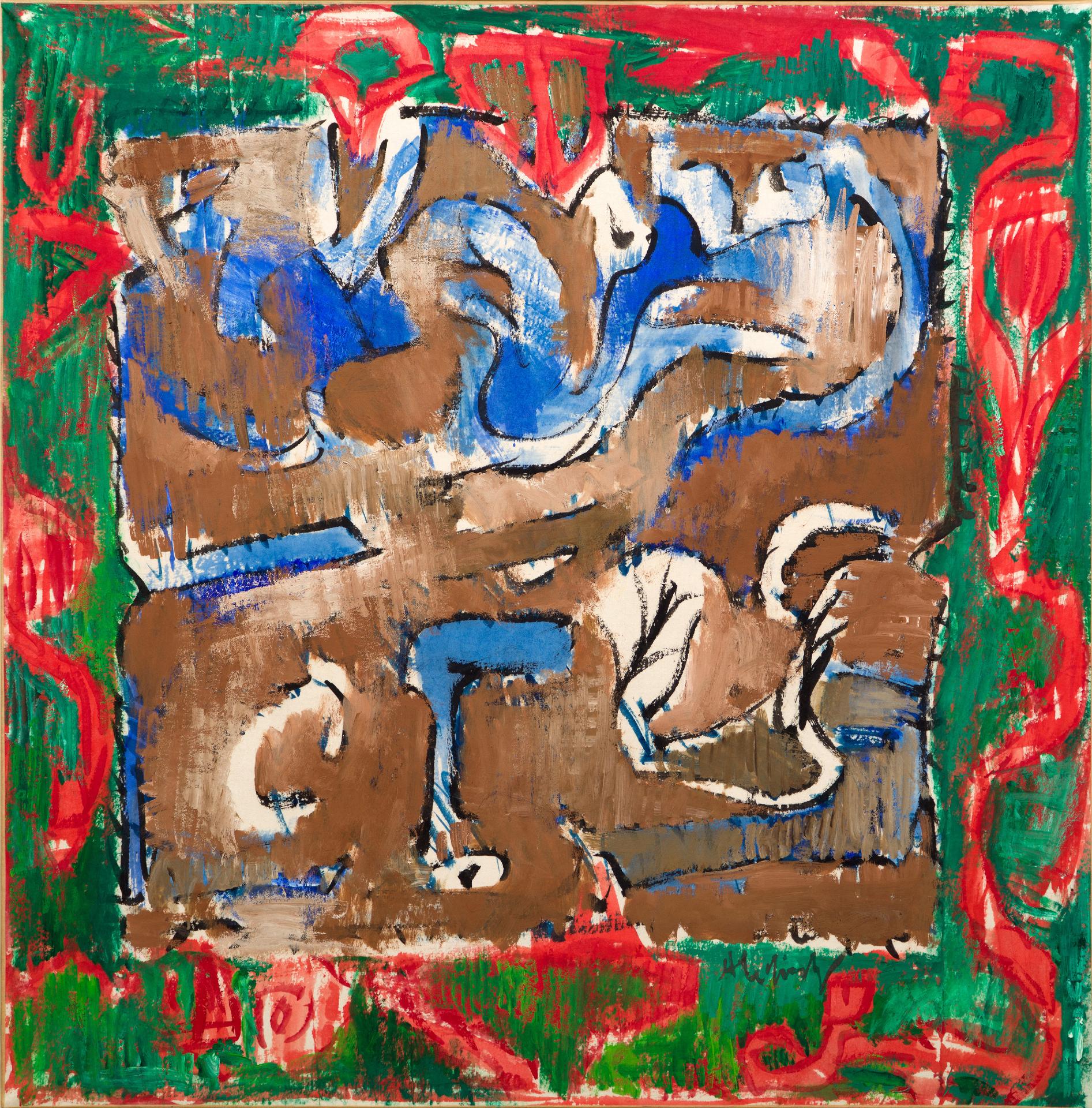 Pierre Alechinsky (1927) - Proverbe indien, 1998