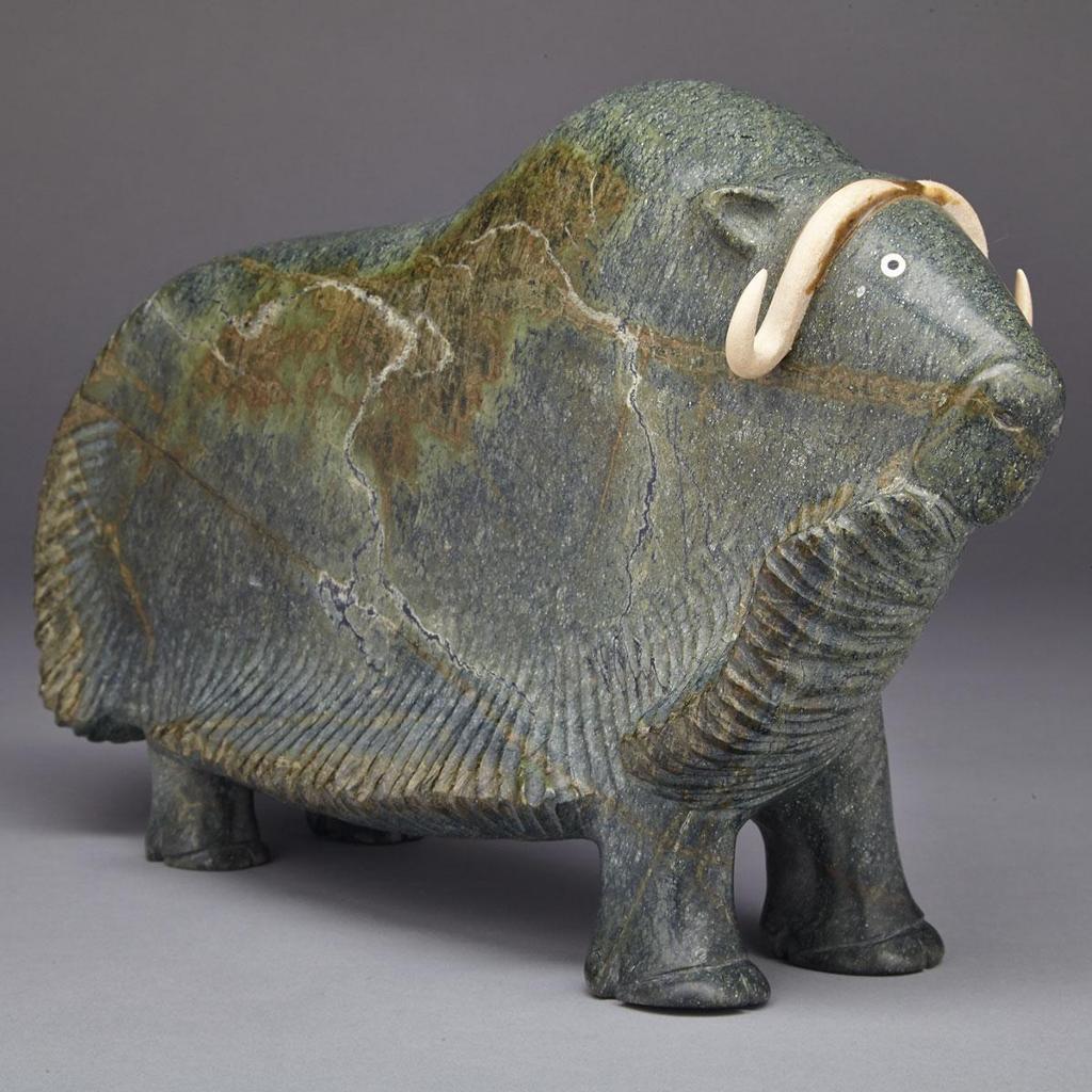 Nuveeya Ipellie (1920-2010) - Windswept Musk Ox