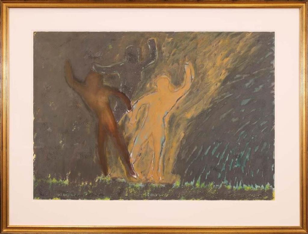 Michael Jolliffe (1945) - Untitled, Study for Lighted Fools