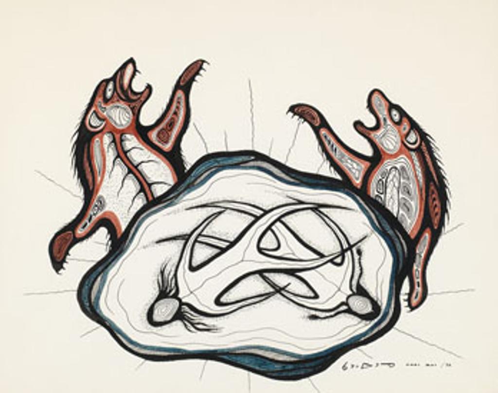 Carl Ray (1942-1978) - Nanabush and the Bears