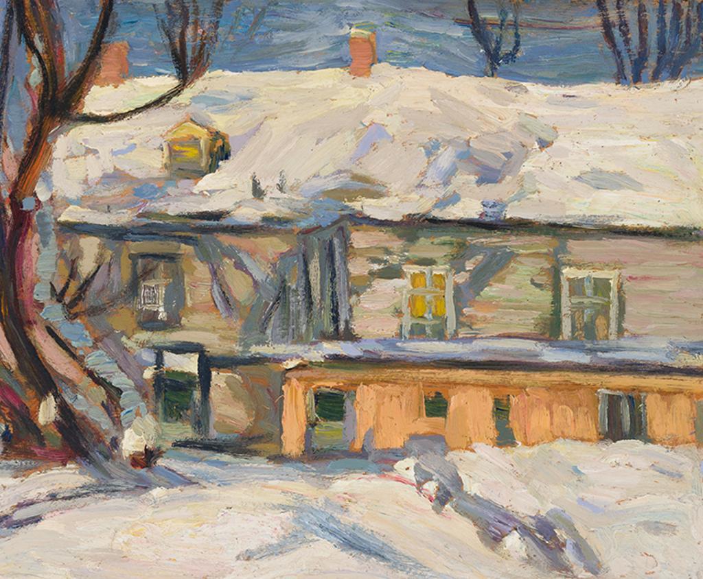 Alexander Young (A. Y.) Jackson (1882-1974) - Farm Buildings, St. Urbain
