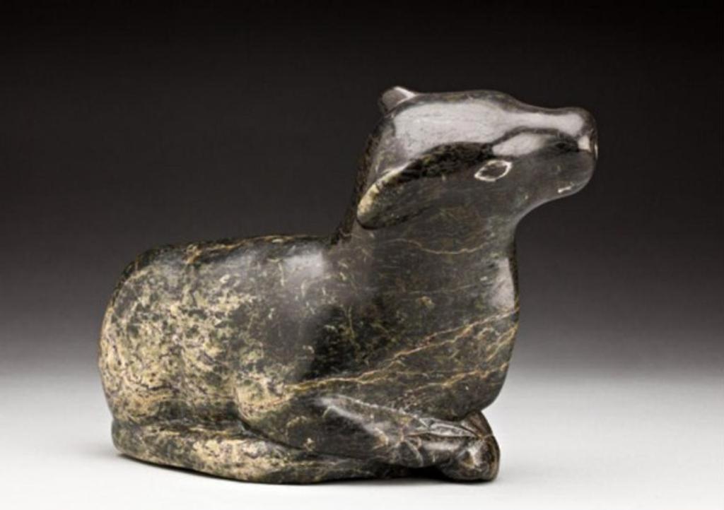 Pauloosie Joanassie (1962) - Marbled dark green stone