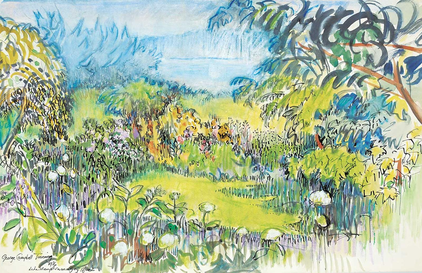 George Campbell (Cam) Tinning (1910-1996) - Lake Memphremagog Que. 1986