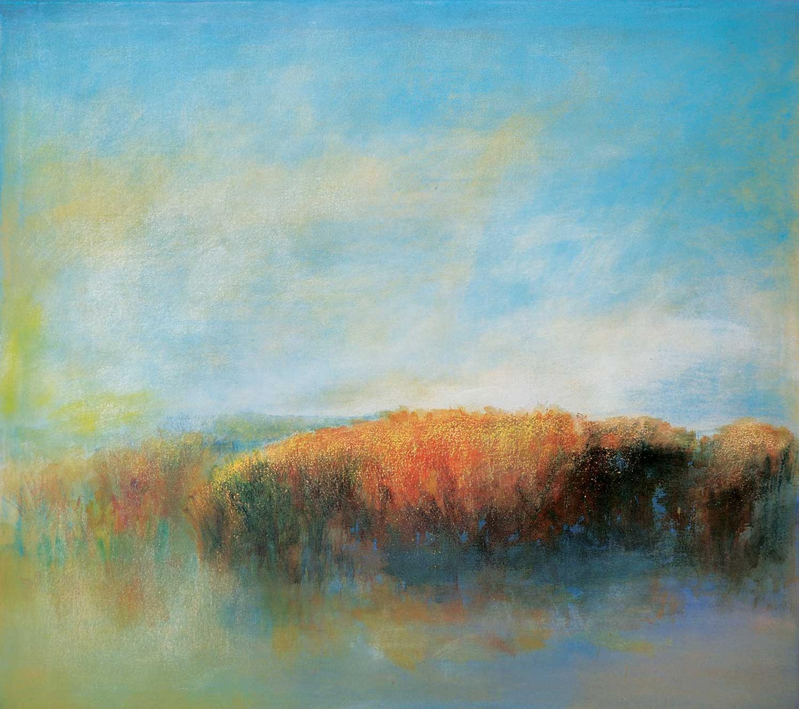 Paul Alexander Fournier (1939) - Lakeside Morning - Autumn