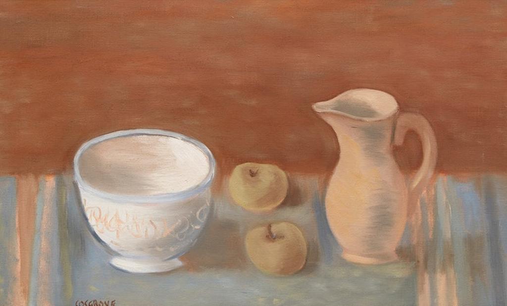 Stanley Morel Cosgrove (1911-2002) - Still Life with Jug, Bowl and Apples