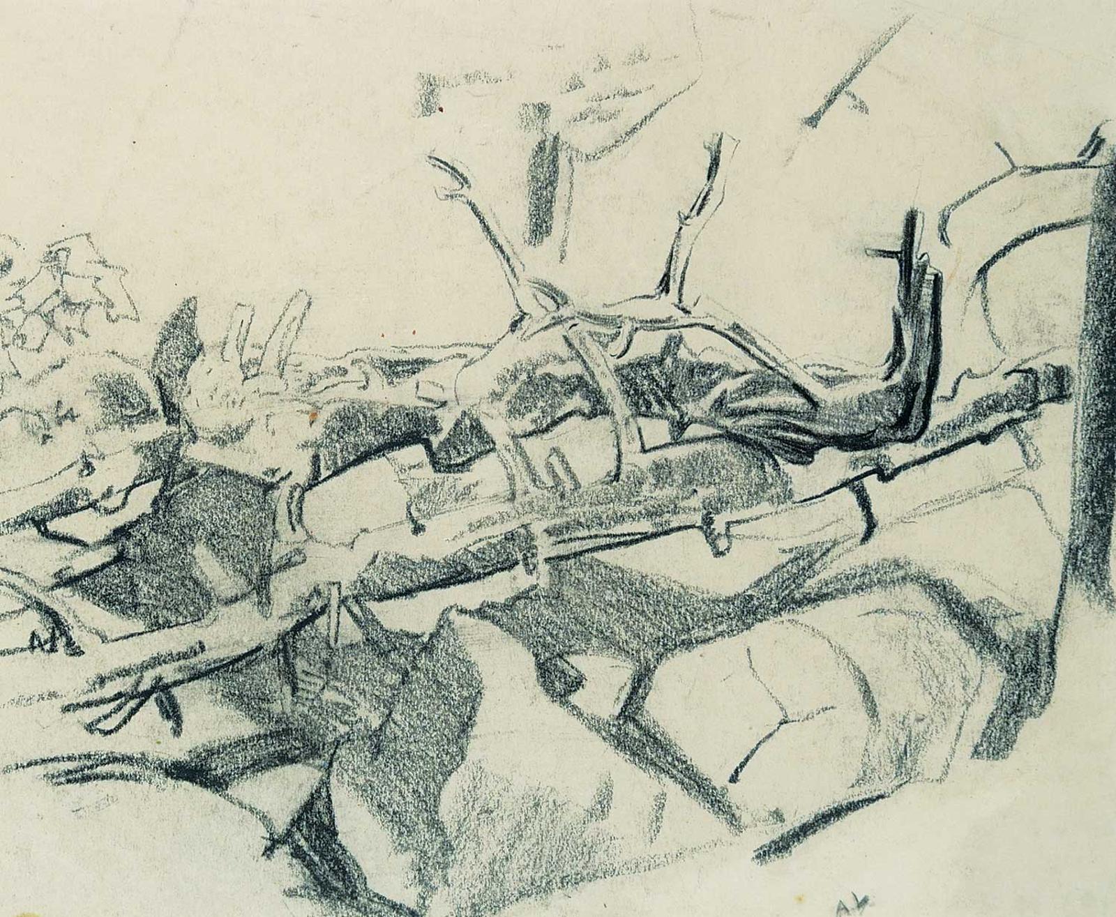 Arthur Lismer (1885-1969) - Roches et Racines, Baie Georgienne