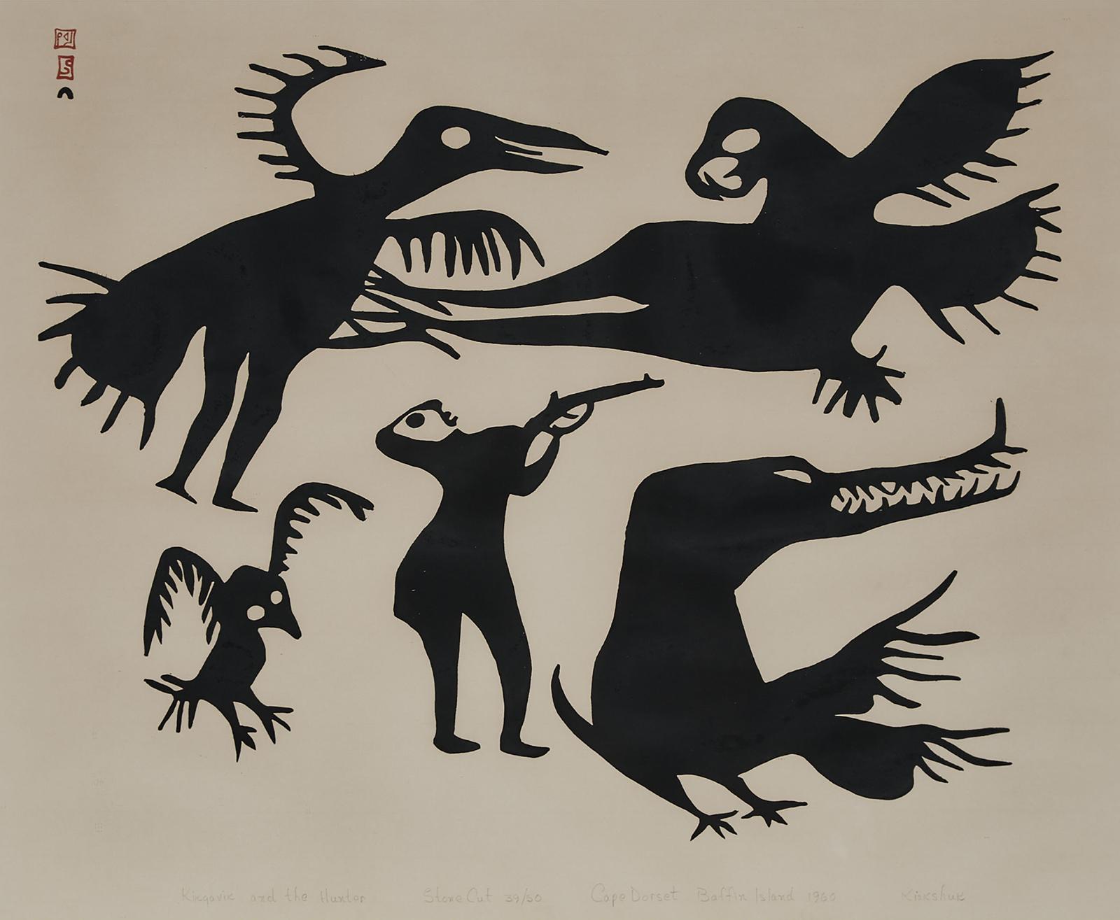 Kiakshuk (1886-1966) - Kikgavik And The Hunter
