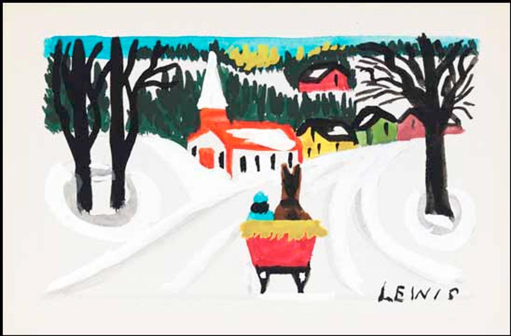 Maud Kathleen Lewis (1903-1970) - A Pair of Winter Cards