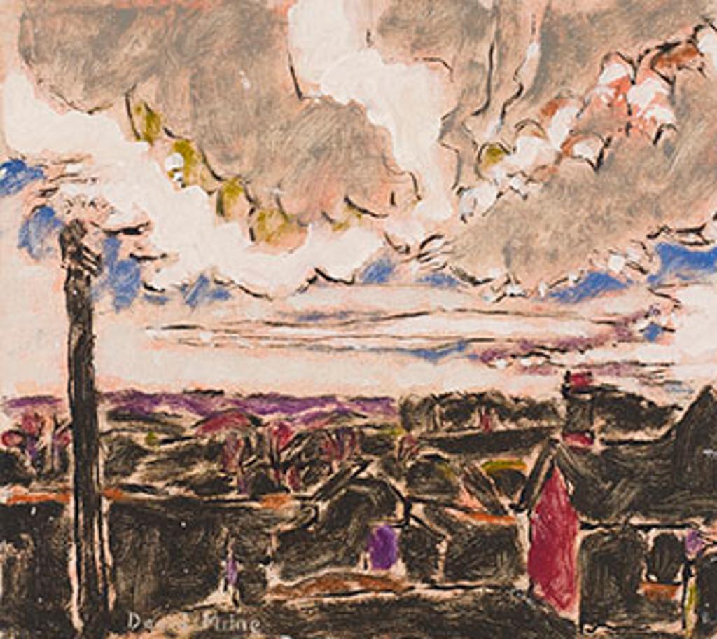 David Browne Milne (1882-1953) - House and Shed (Palgrave)