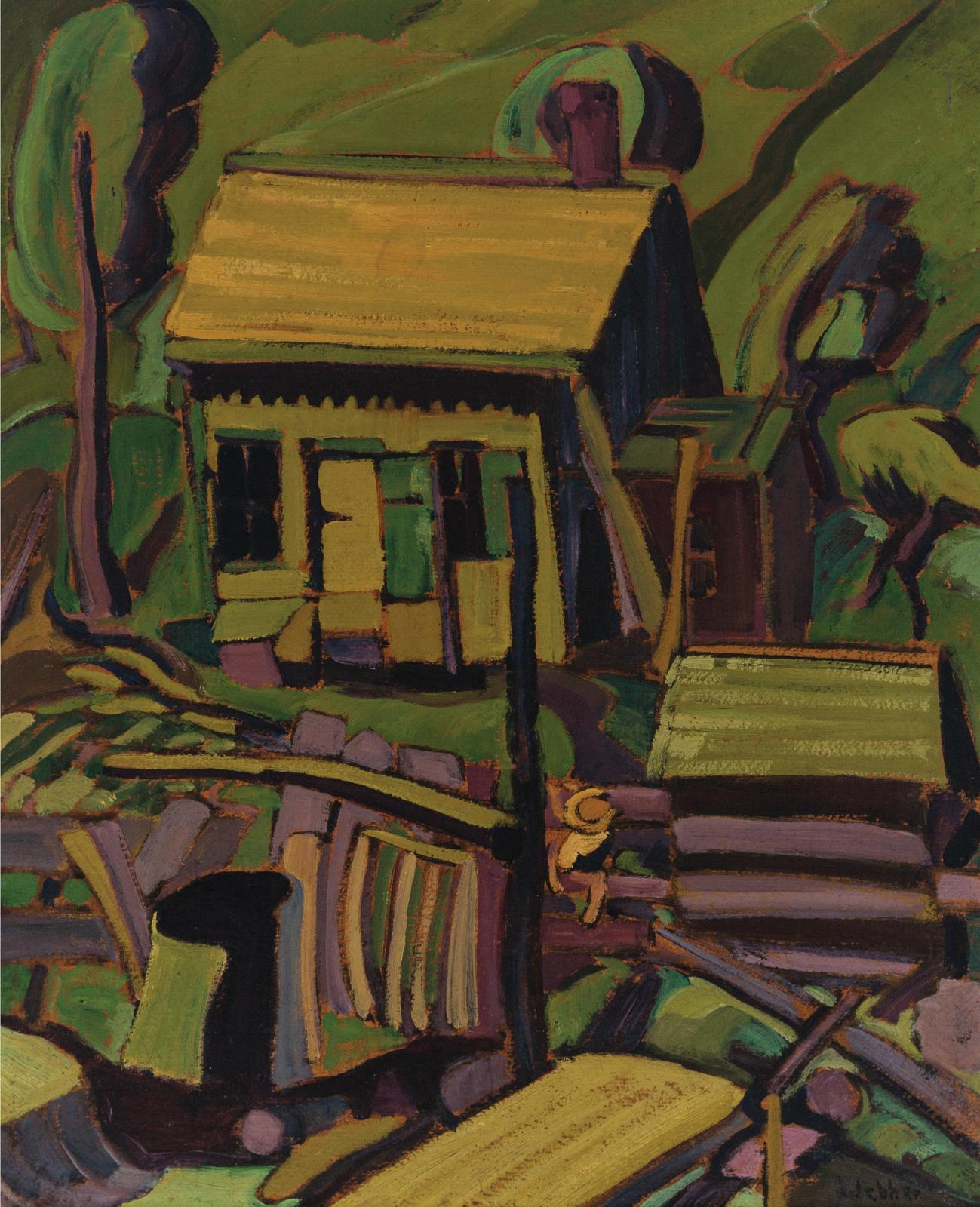 Gordon Mckinley Webber (1909-1965) - Cabin In The Woods