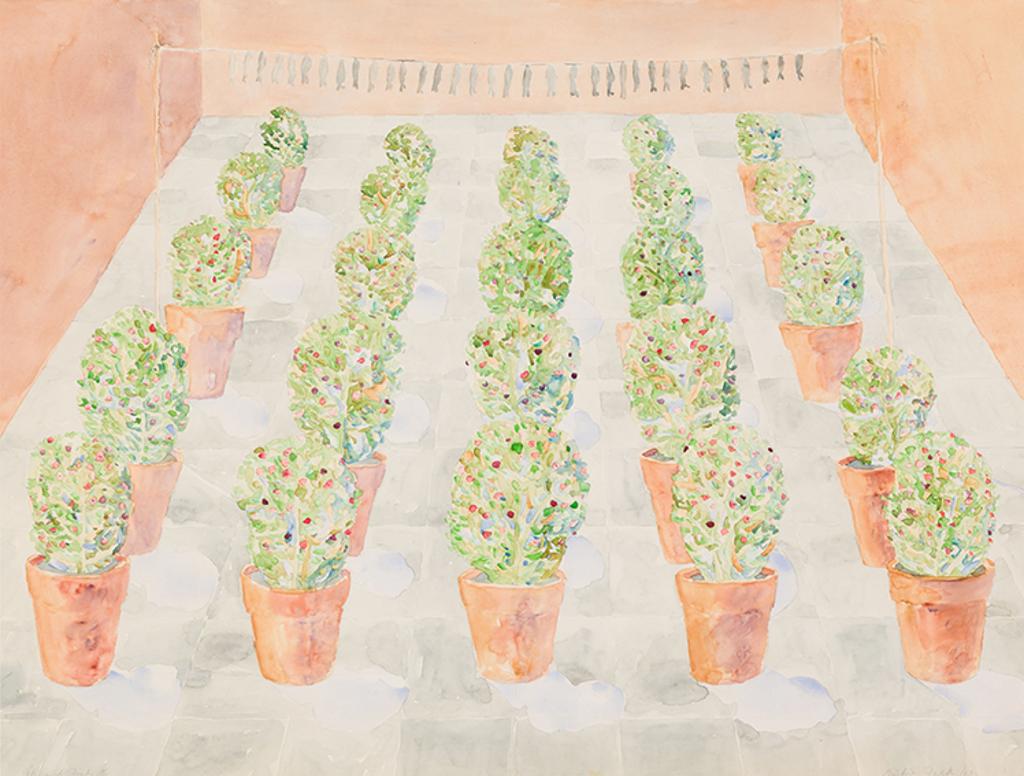 Agatha (Gathie) Falk (1928) - Pots and Fish I