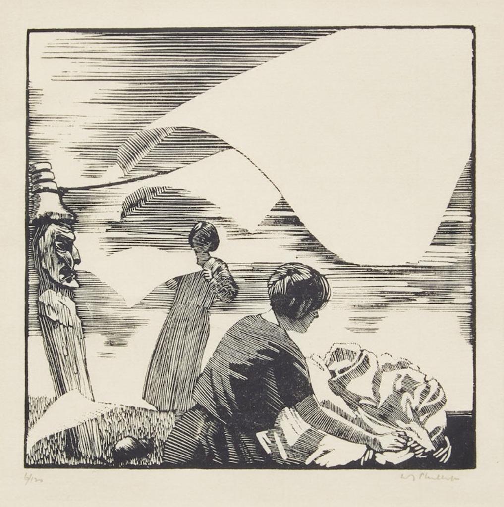 Walter Joseph (W.J.) Phillips (1884-1963) - The Clothes Line, Mamalilicoola