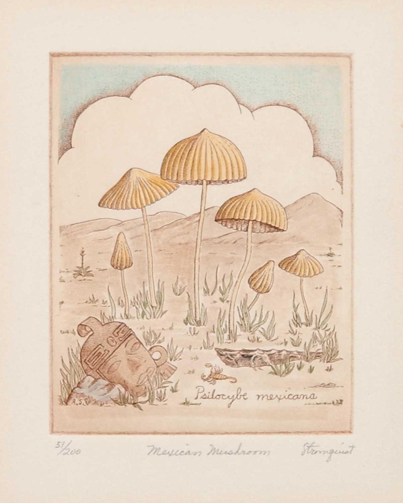 Anne Stromquist - Mexican Mushrooms  #51/200