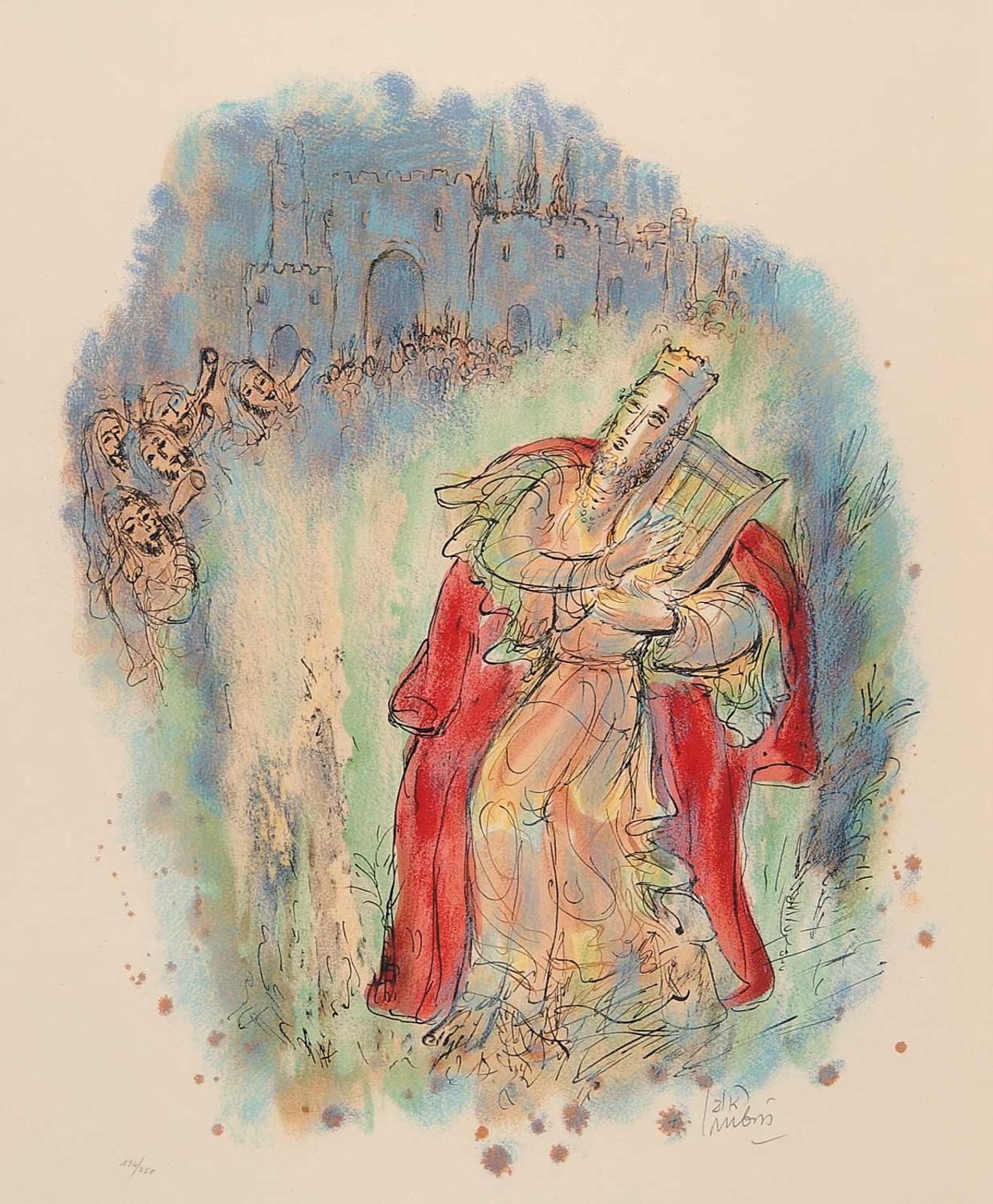 Reuven Rubin (1893-1974) - David and the Ark #194/250