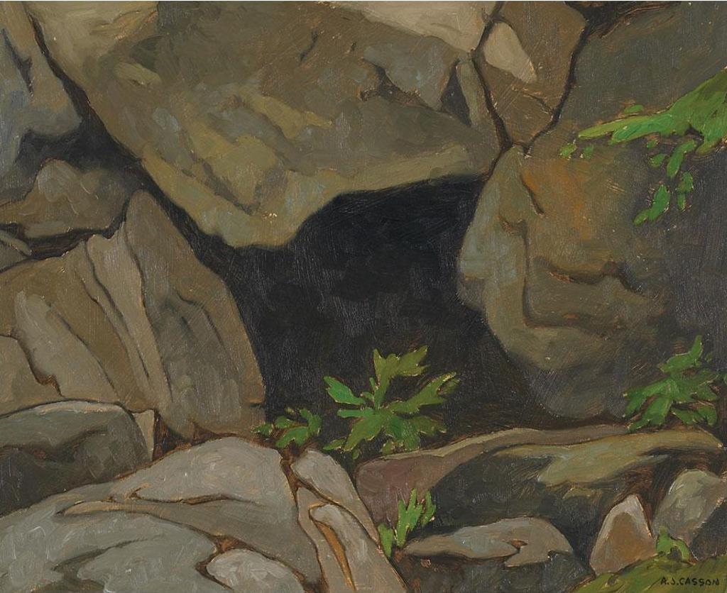 Alfred Joseph (A.J.) Casson (1898-1992) - Georgian Bay Cave