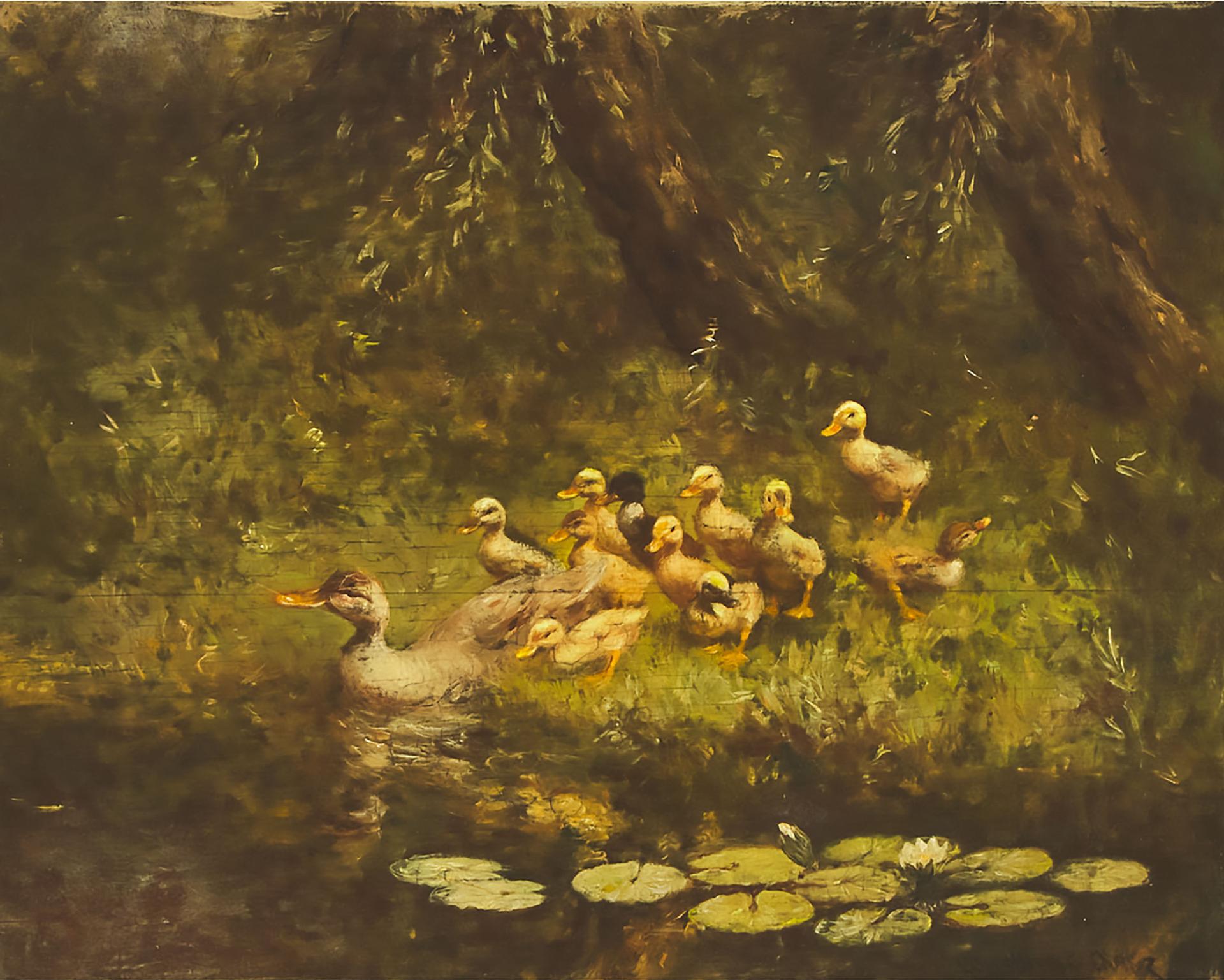 Constant David Artz (1870-1951) - The First Lesson