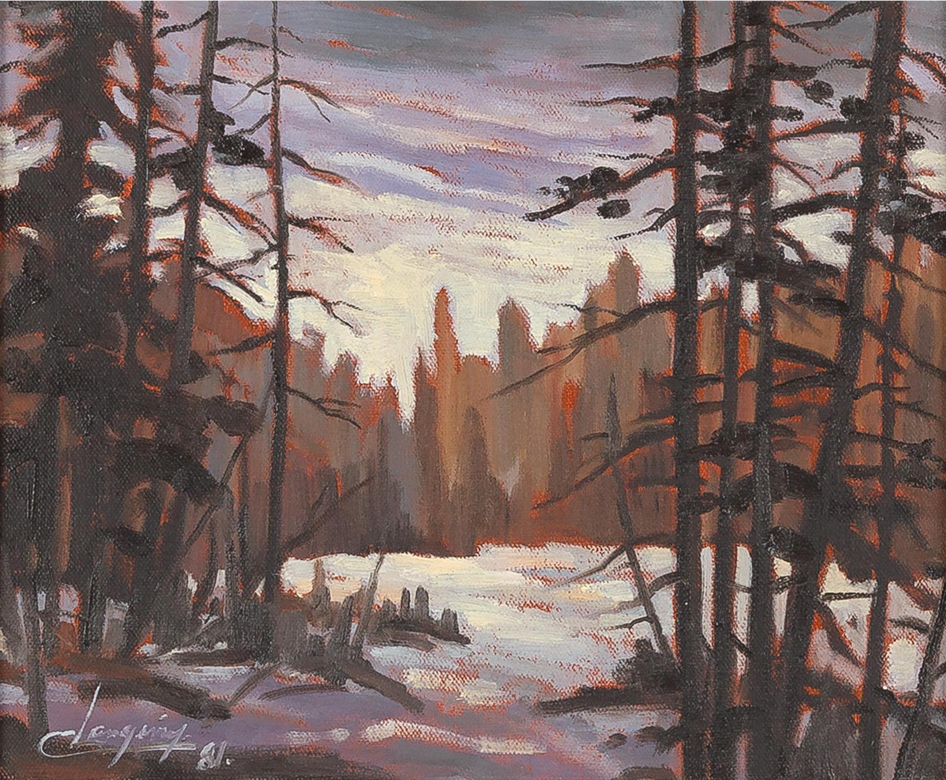 Claude Langevin (1942-2024) - Sapins Morts Val Morin Laurentides