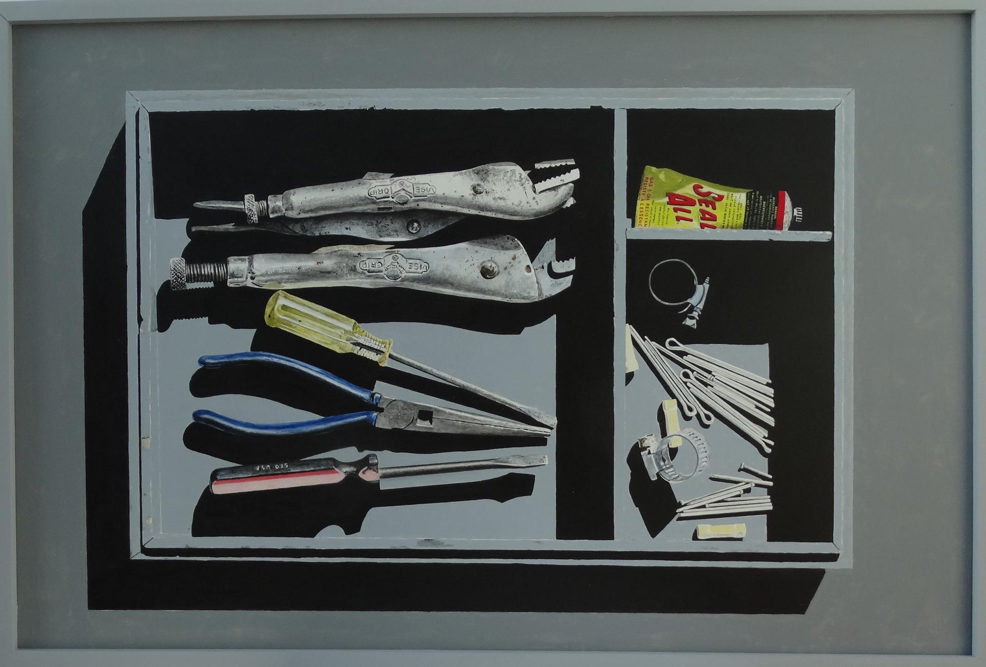 Serge Lemoyne (1941-1998) - Coffre à outils, 2008