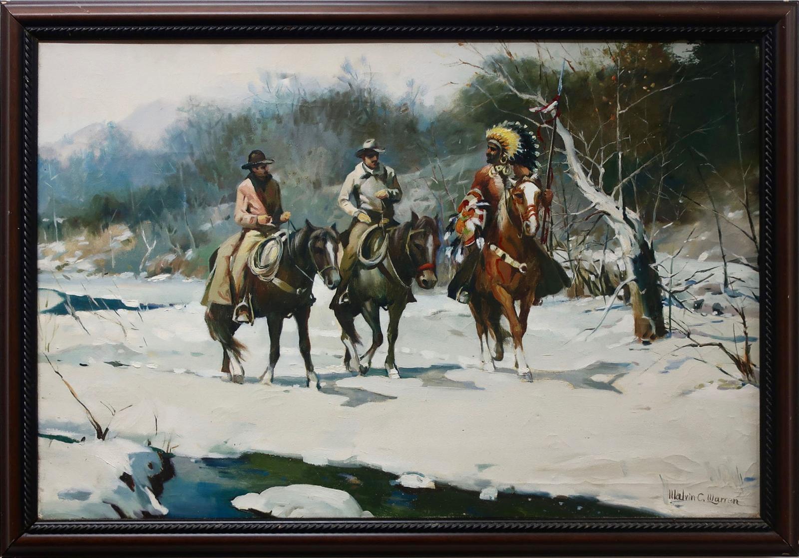 Malvin C. Warren - Untitled (Peaceful Riders)