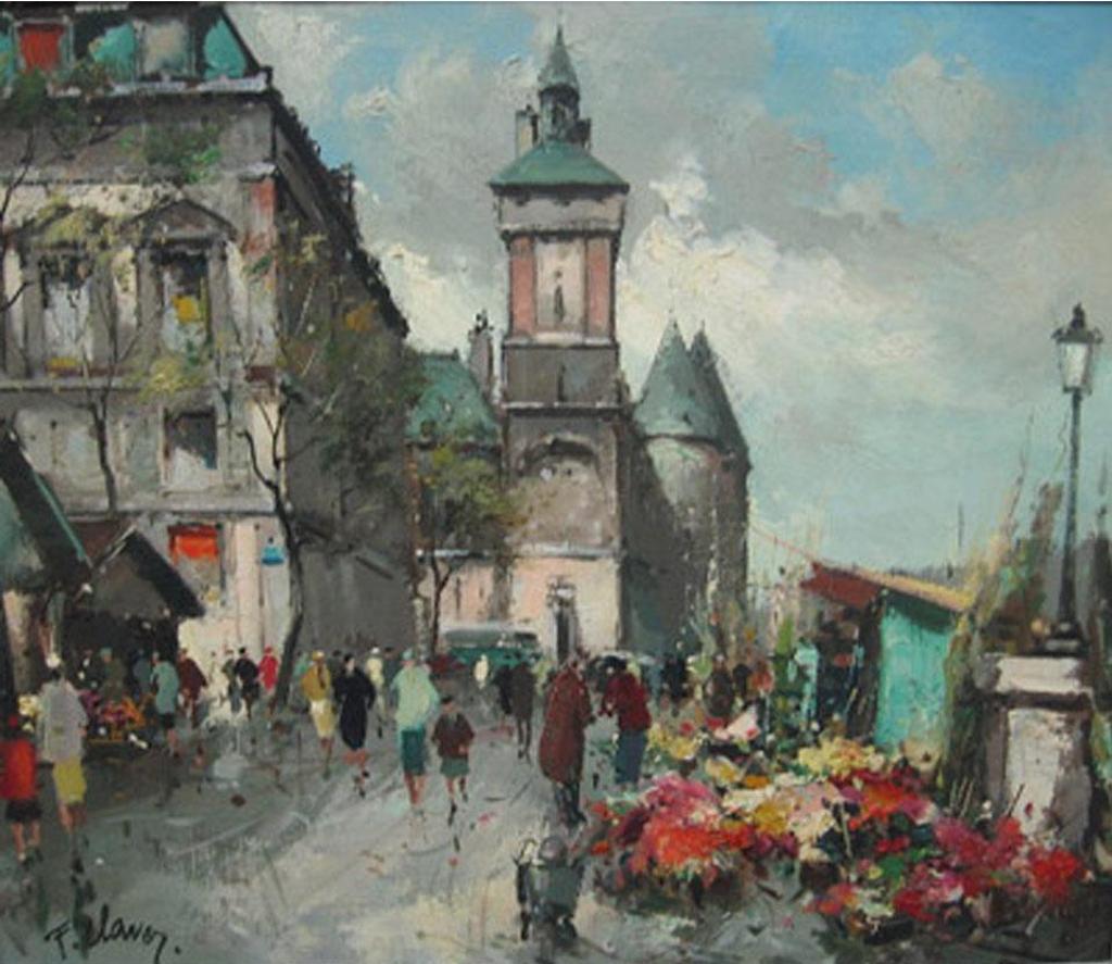 Francis Claver - Le Marche Aux Fleurs, Paris