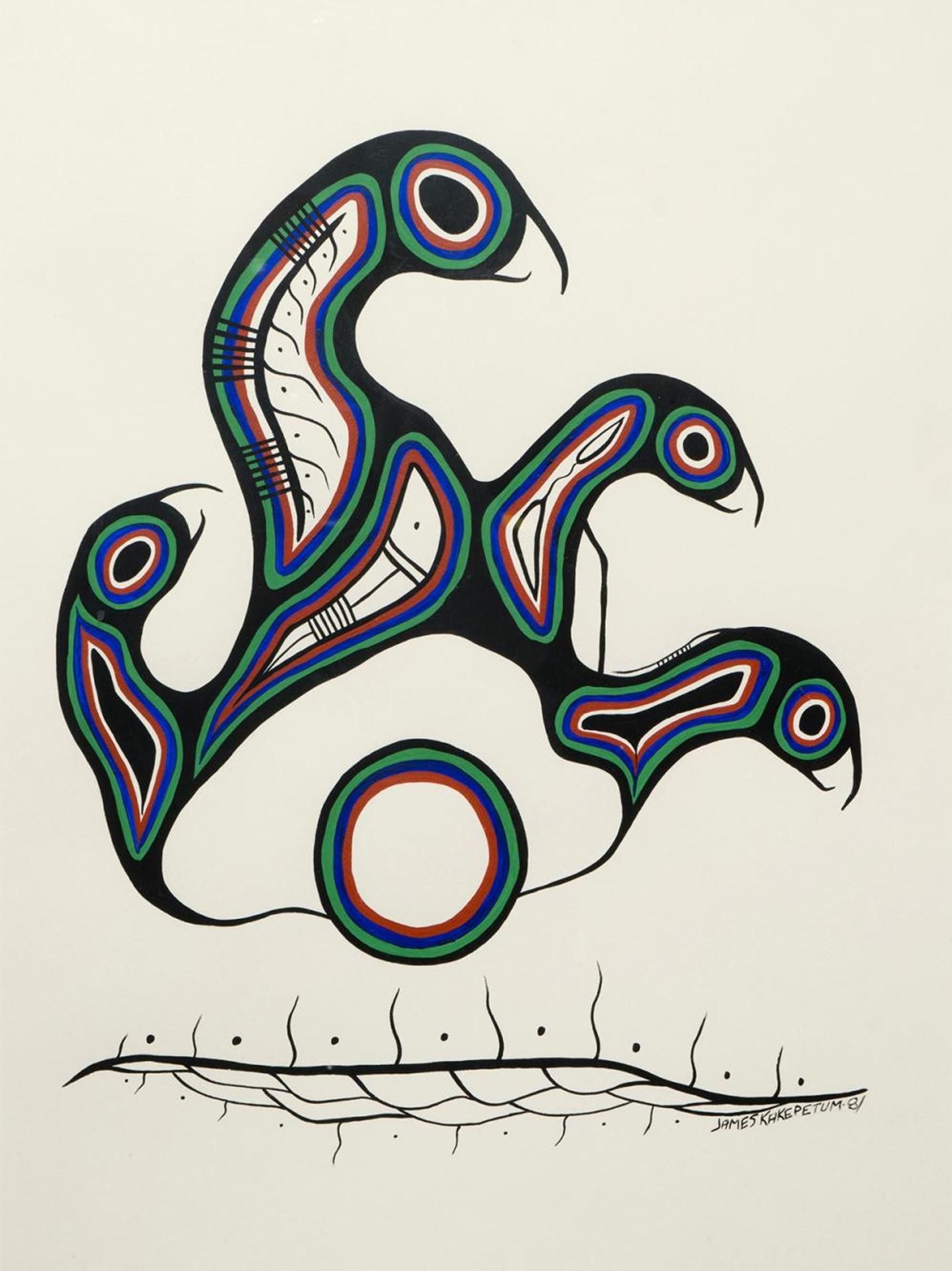 James Kakepetum - Untitled