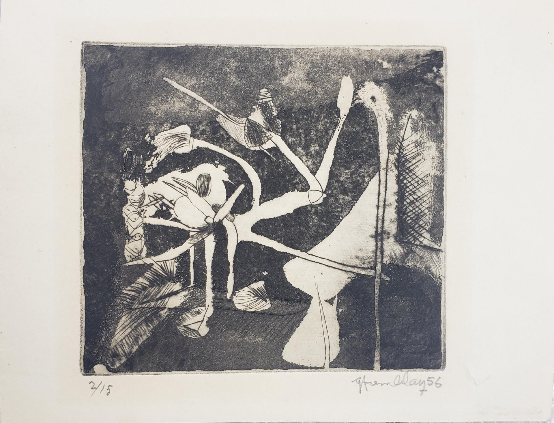 Gérard Tremblay (1928-1992) - Sans titre / Untitled, 1956