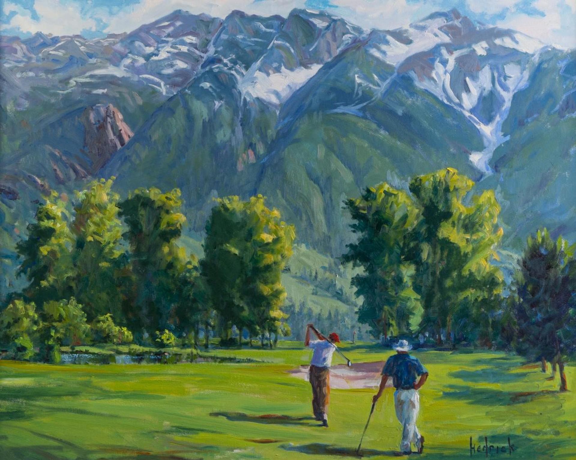 Ron Hedrick (1942) - Golfers at Pemberton