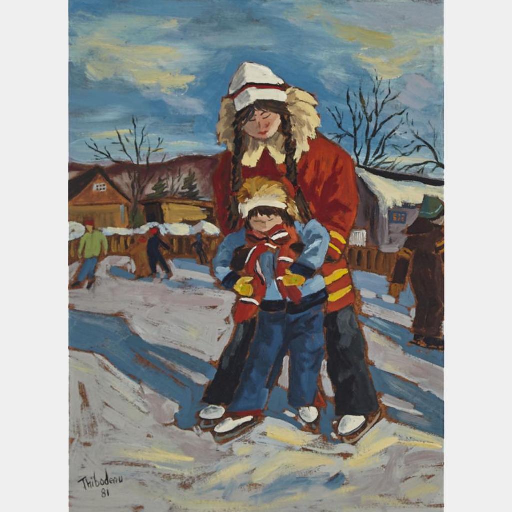 Pauline Thiboudeau Paquin (1952) - Premier Fois En Patins