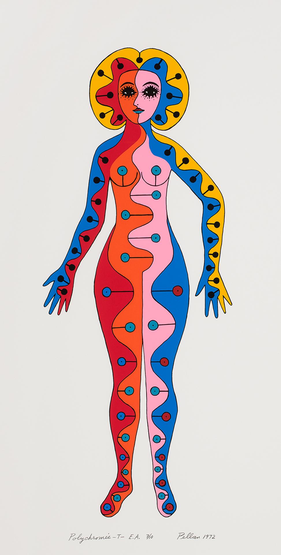 Alfred Pellan (1906-1988) - Polychromée - T -