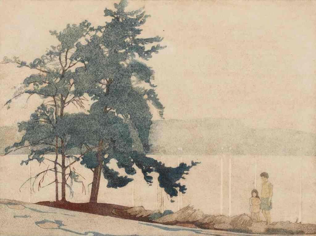 Walter Joseph (W.J.) Phillips (1884-1963) - colour woodcut on paper