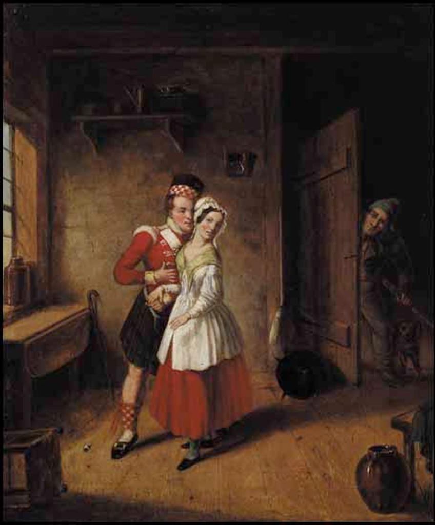 Cornelius David Krieghoff (1815-1872) - The Jealous Husband