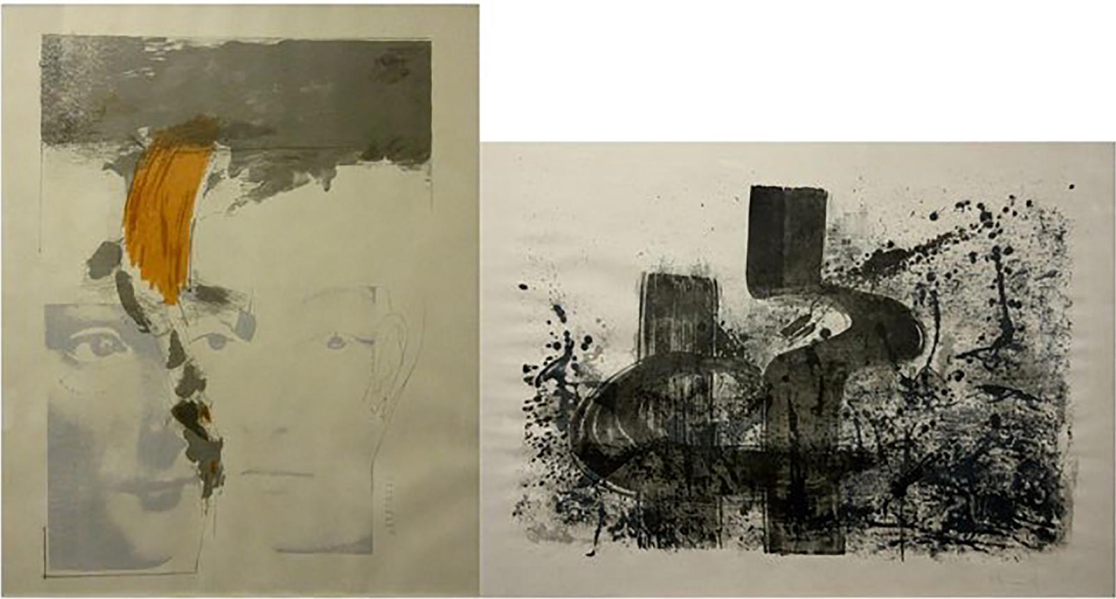 Viki Mansell - Untitled (Faces) And (Sculpture Forms)