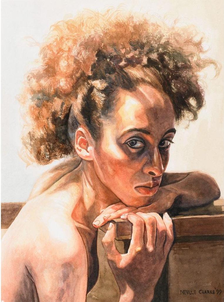 Neville Clarke (1959) - Head Resting On A Piano