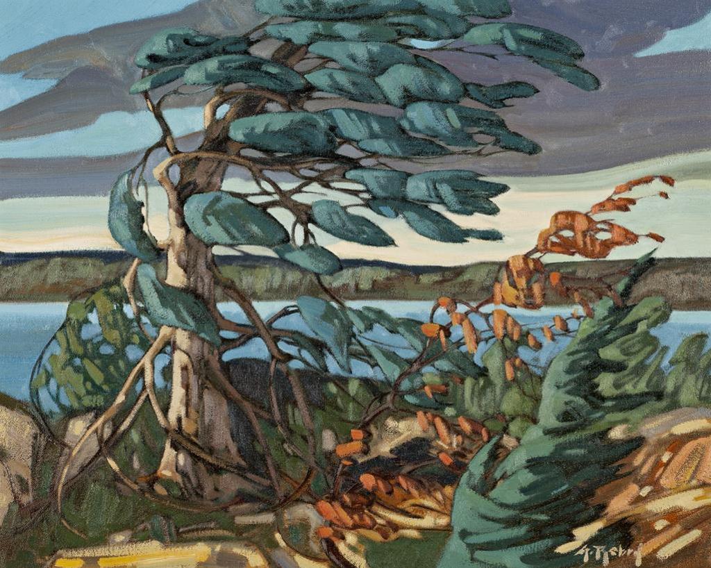 Gaston Rebry (1933-2007) - Strong Wind