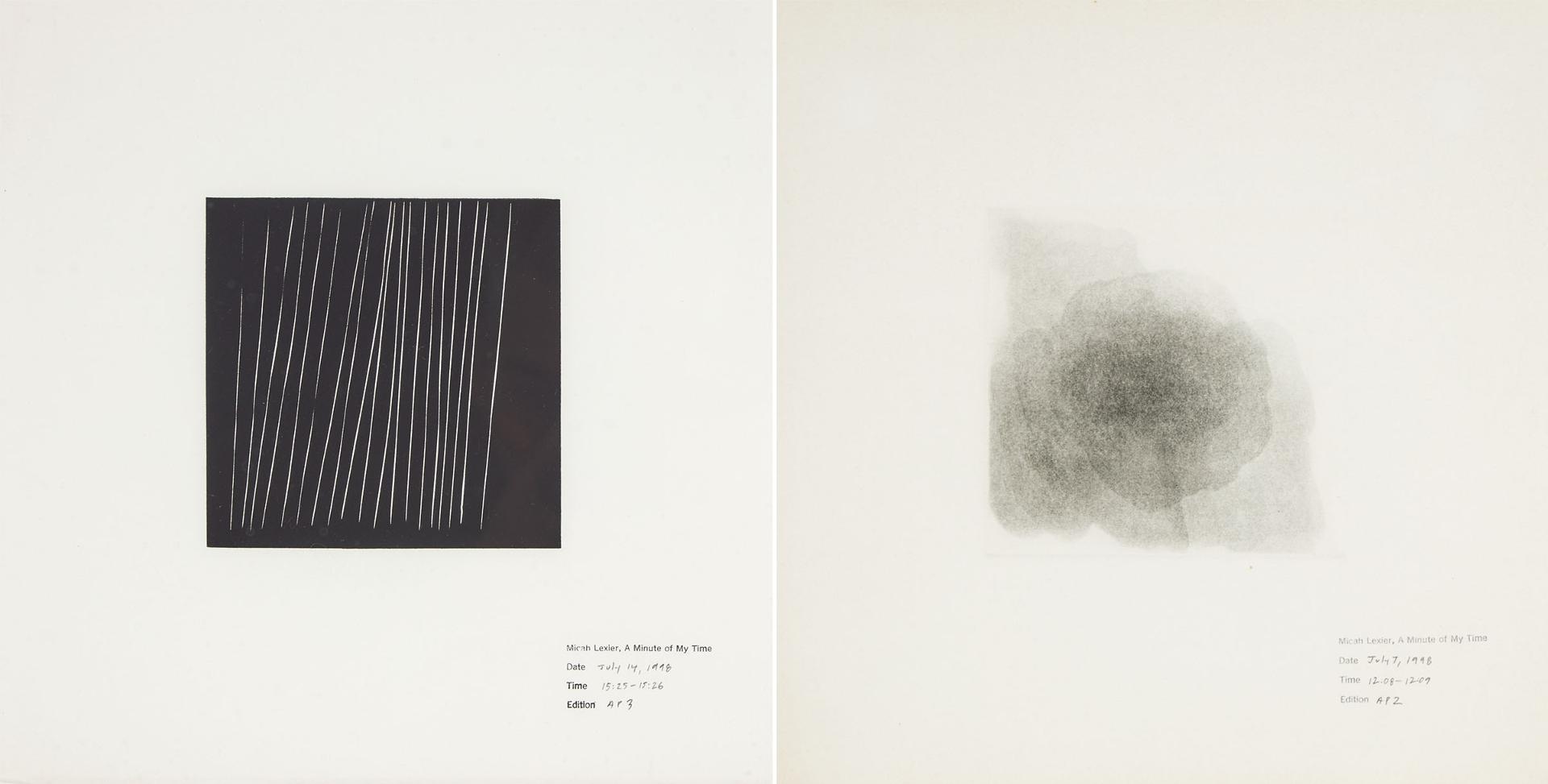 Micah Lexier (1960) - A Minute Of My Time, 1998