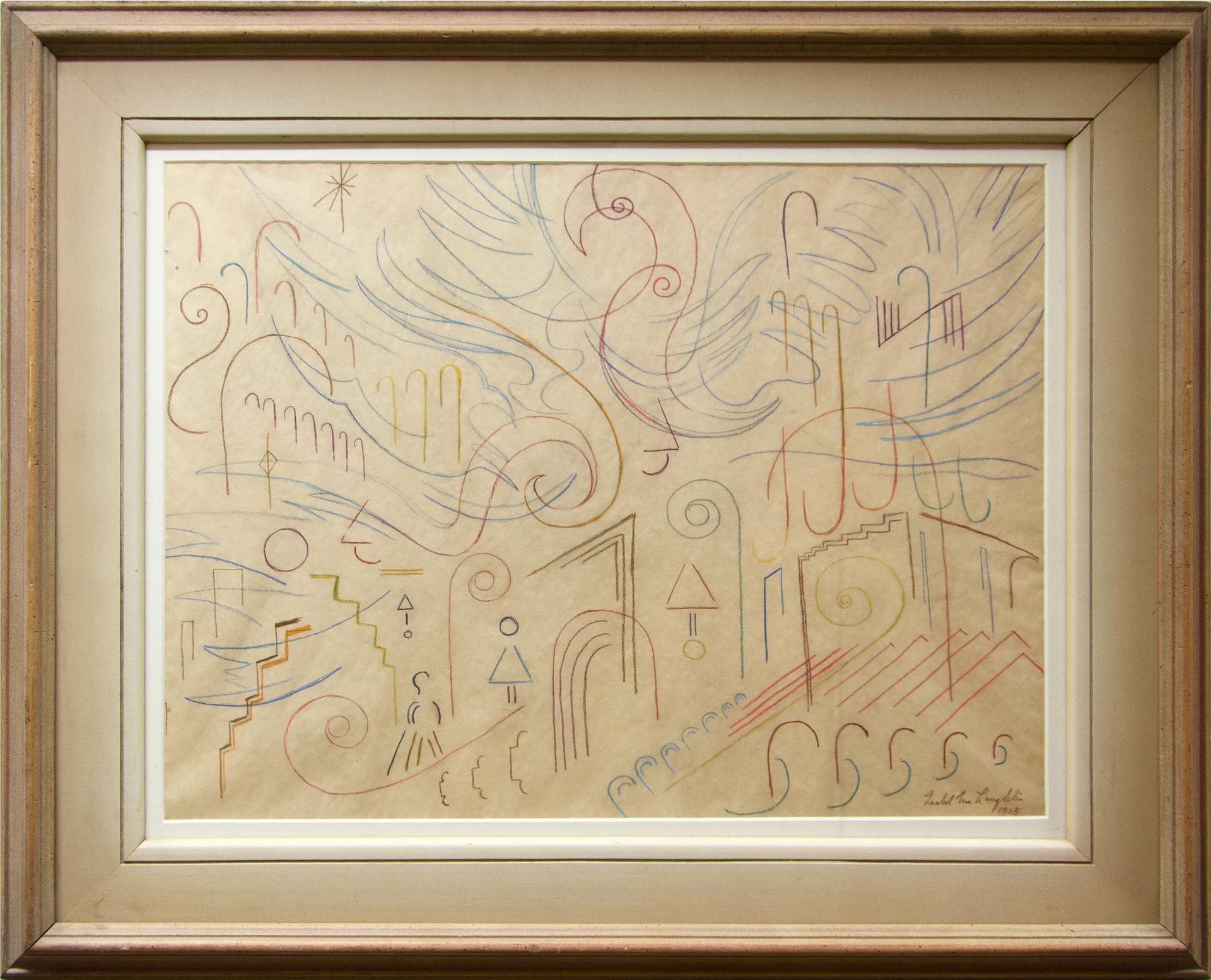 Isabel Grace McLaughlin (1903-2002) - Motifs From A Spanish Church - Tucson, Arizona