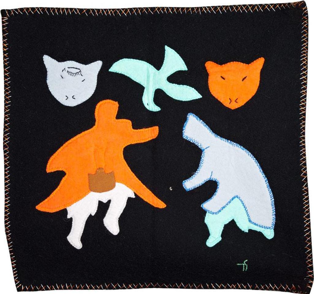 Myra Kukiiyaut (1929-2006) - Dancing Under Spirits
