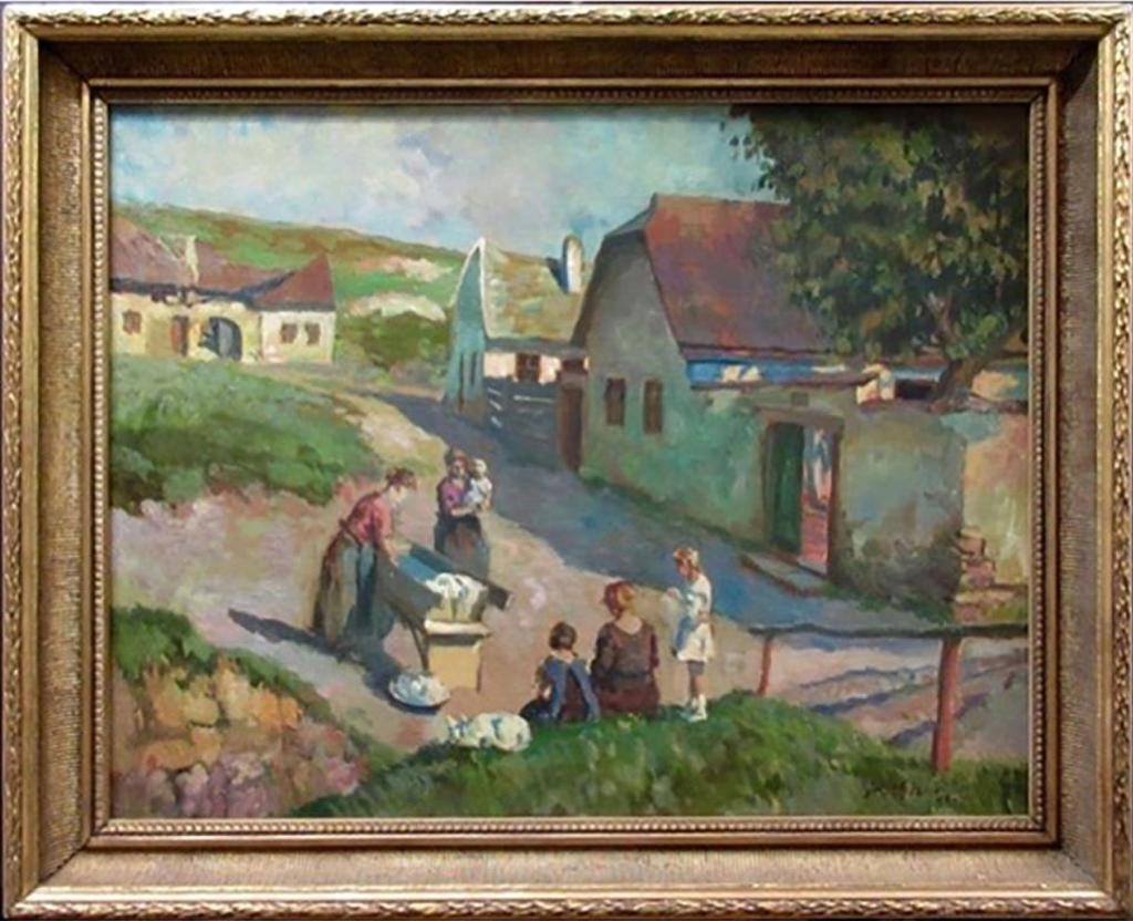 Geza Zorad (1896-1959) - Washday