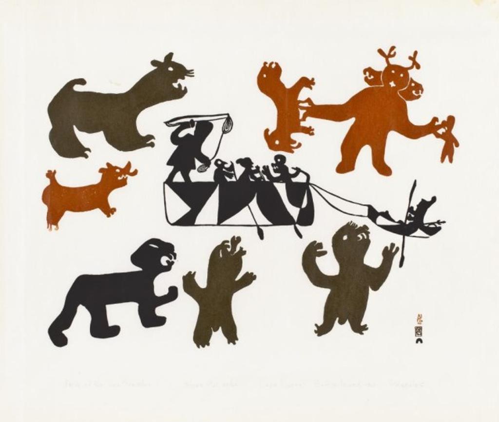 Pitseolak Ashoona (1904-1983) - Eegyvudluk Pootoogook