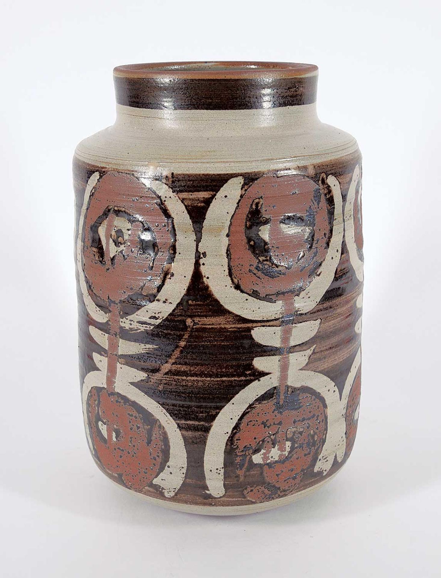 Walter Gibson Dexter (1931-2015) - Untitled - Brown Figures Pot