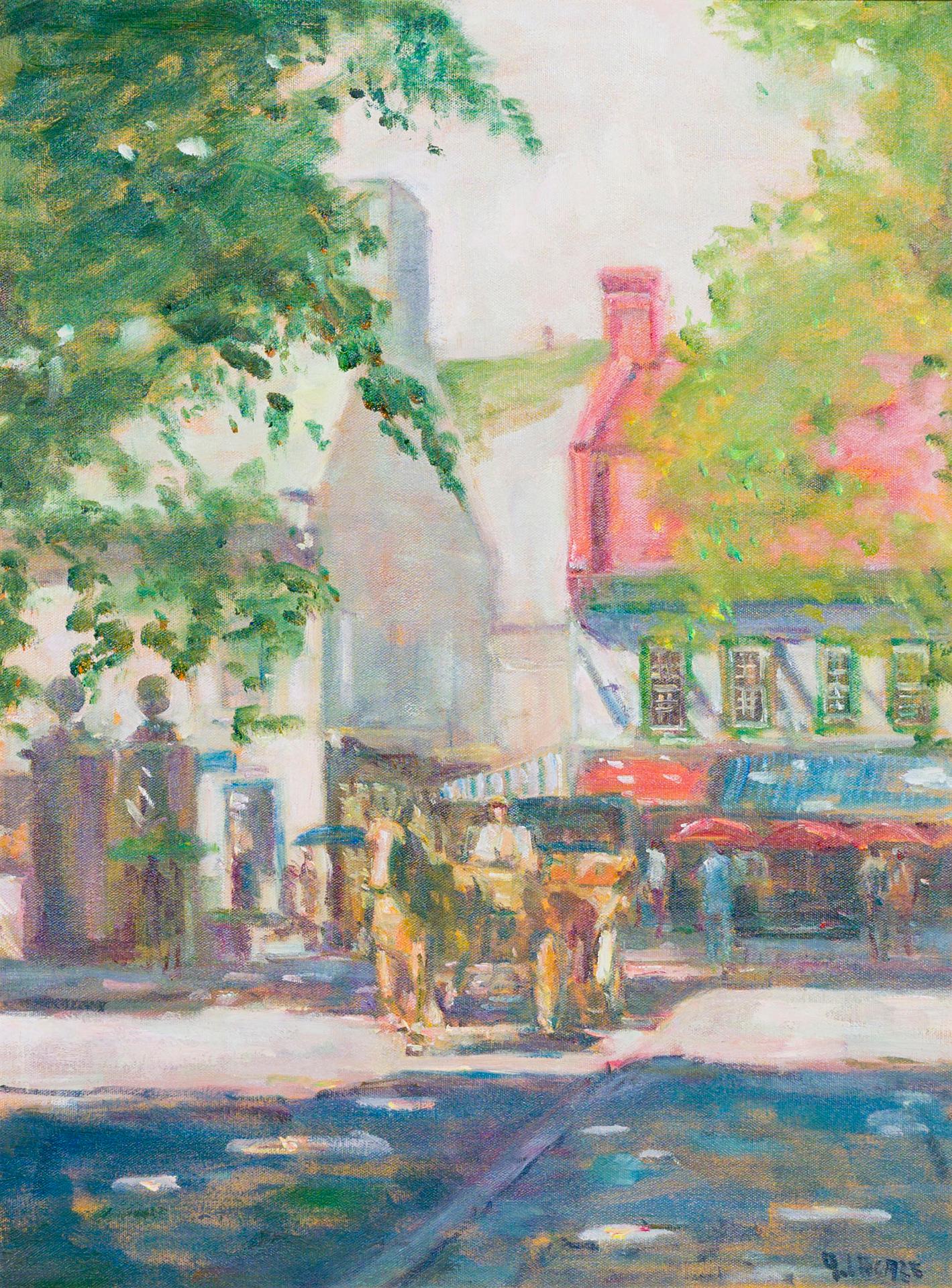 Alain Lacaze (1939) - Face au Château Frontenac, n.d.