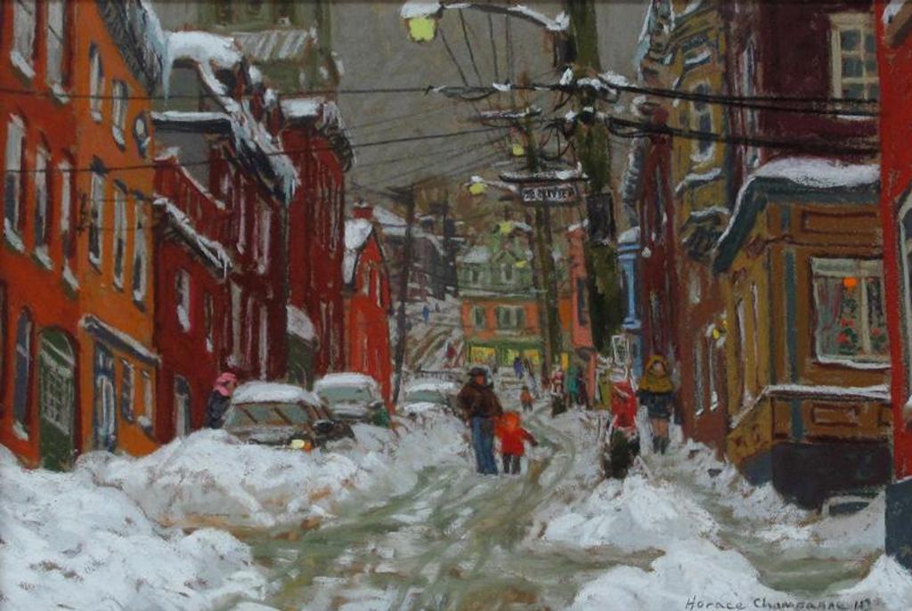 Horace Champagne (1937) - Pere Et Fils (Near Rue St. Olivier, Quebec City); 2012