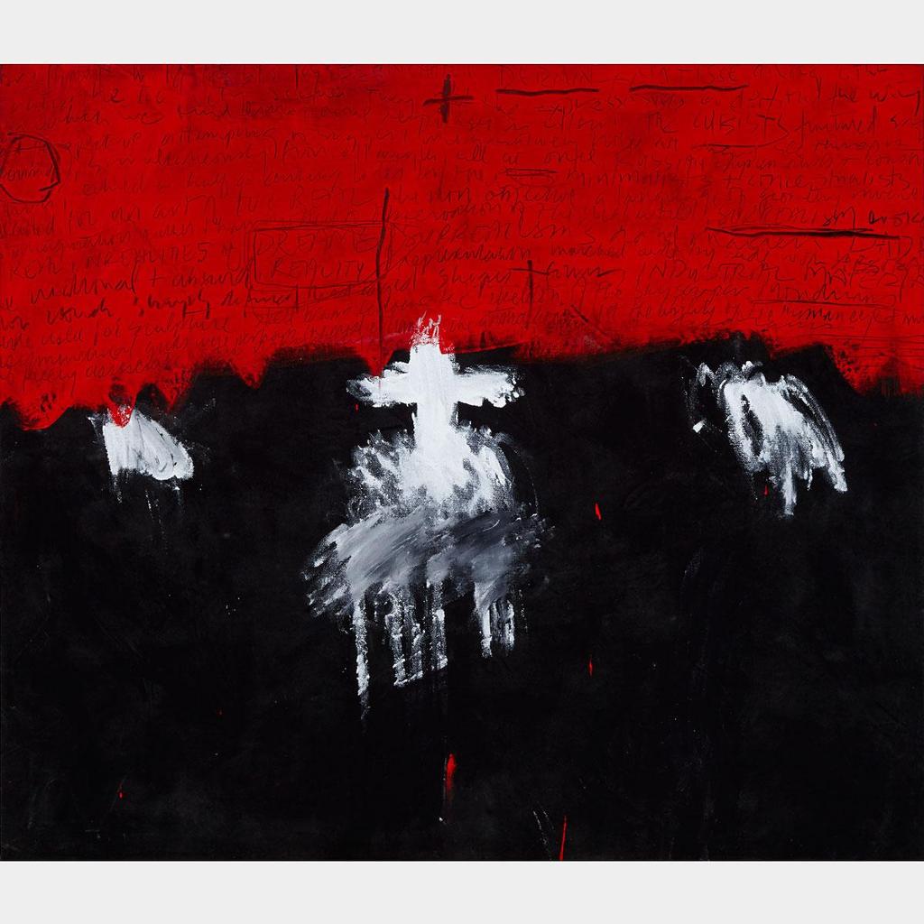 Doug Stone (1951) - Untitled (Red, Black And White)
