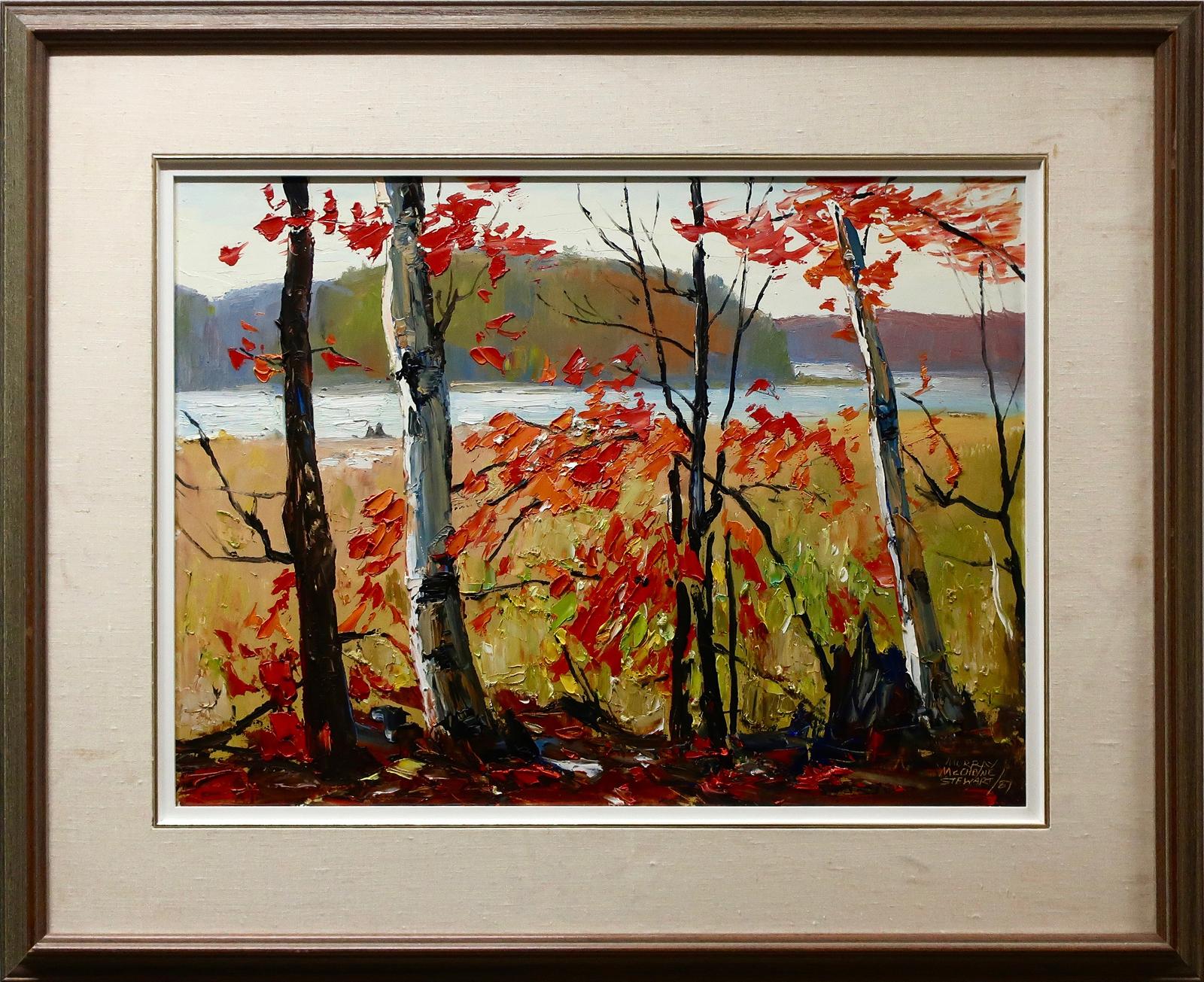 Murray Mccheyne Stewart (1919-2006) - Sunlit Afternoon - Halls Lake